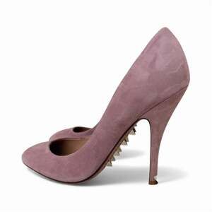 Valentino Garavani Rockstud Killer Stud 90mm Pumps Pink Suede Size 40